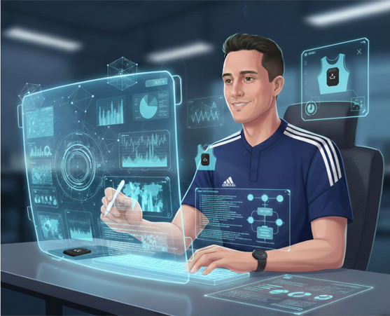 Ilustração de experiências profissionais